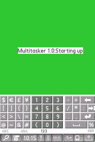 Multitasker 1.0 startup
